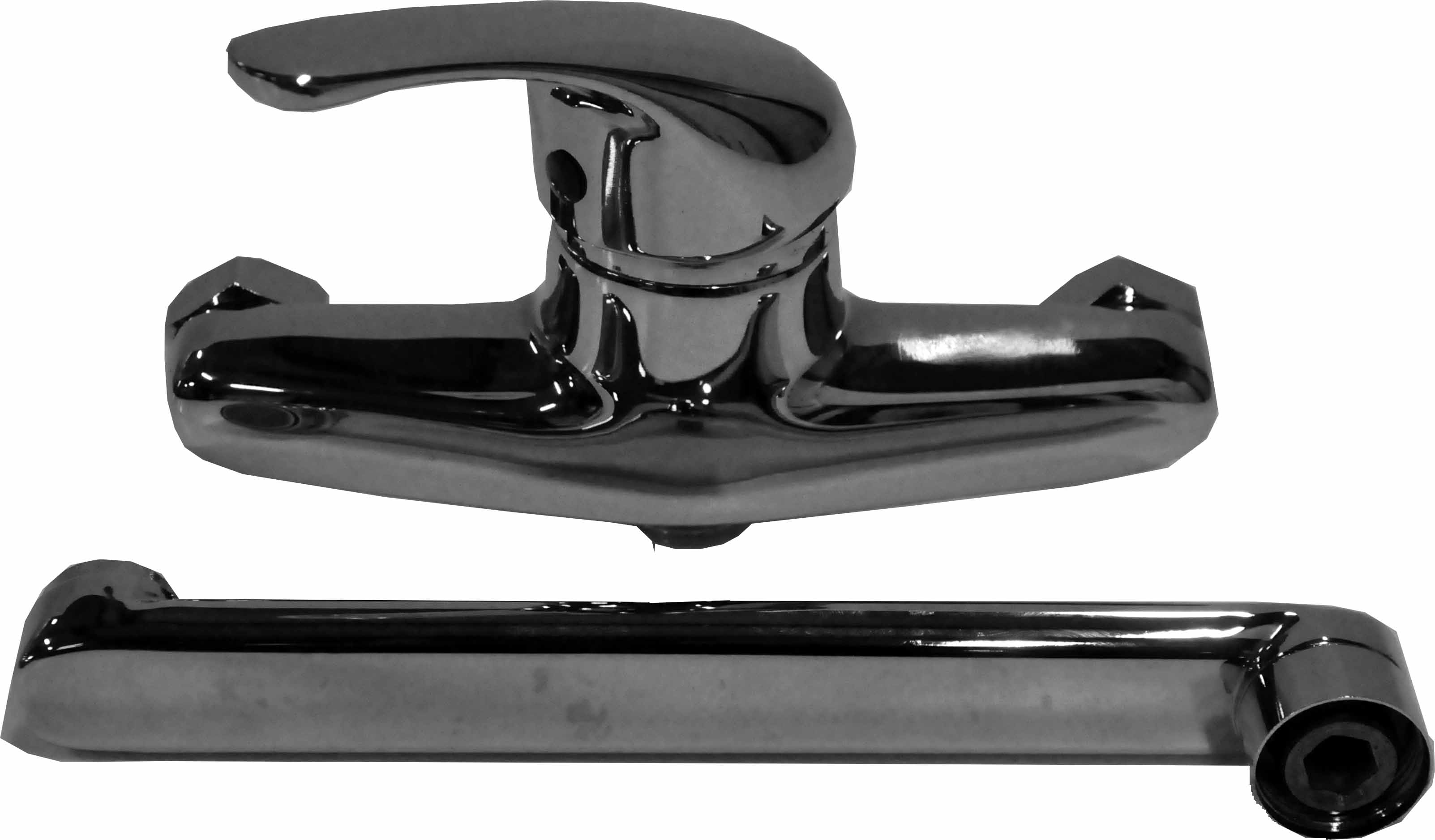 FAUCET SINK CHROMED WATERLINE, SINGLE LEVER 130170MM SA557295 Ghesquiers