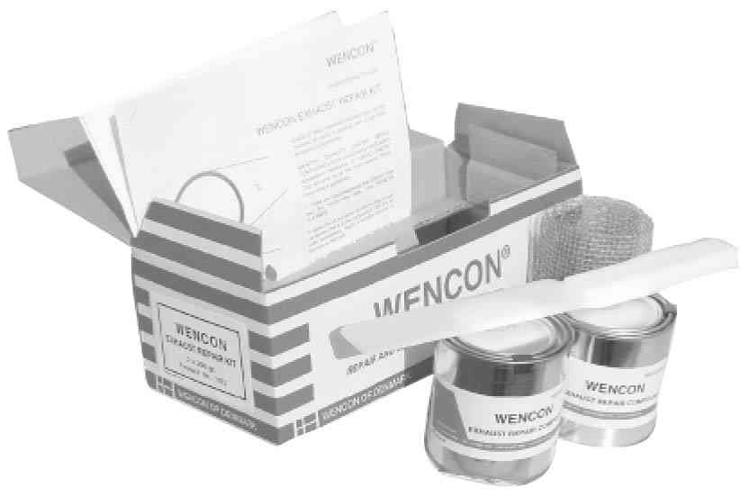 WENCON EXHAUST REPAIR KIT, HIGH TEMP 1070 2X250GRM Ghesquiers